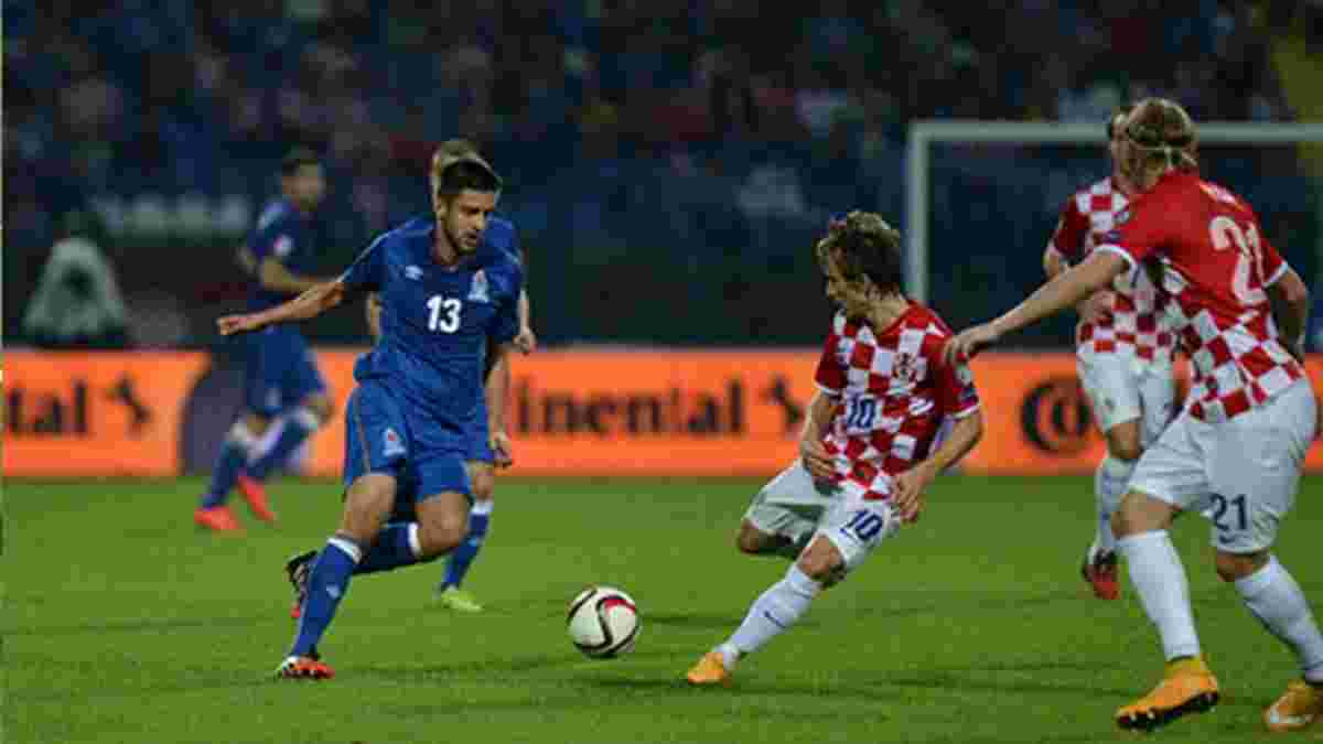 Отбор на Евро-2016. Азербайджан - Хорватия - 0:0 (ВИДЕО)