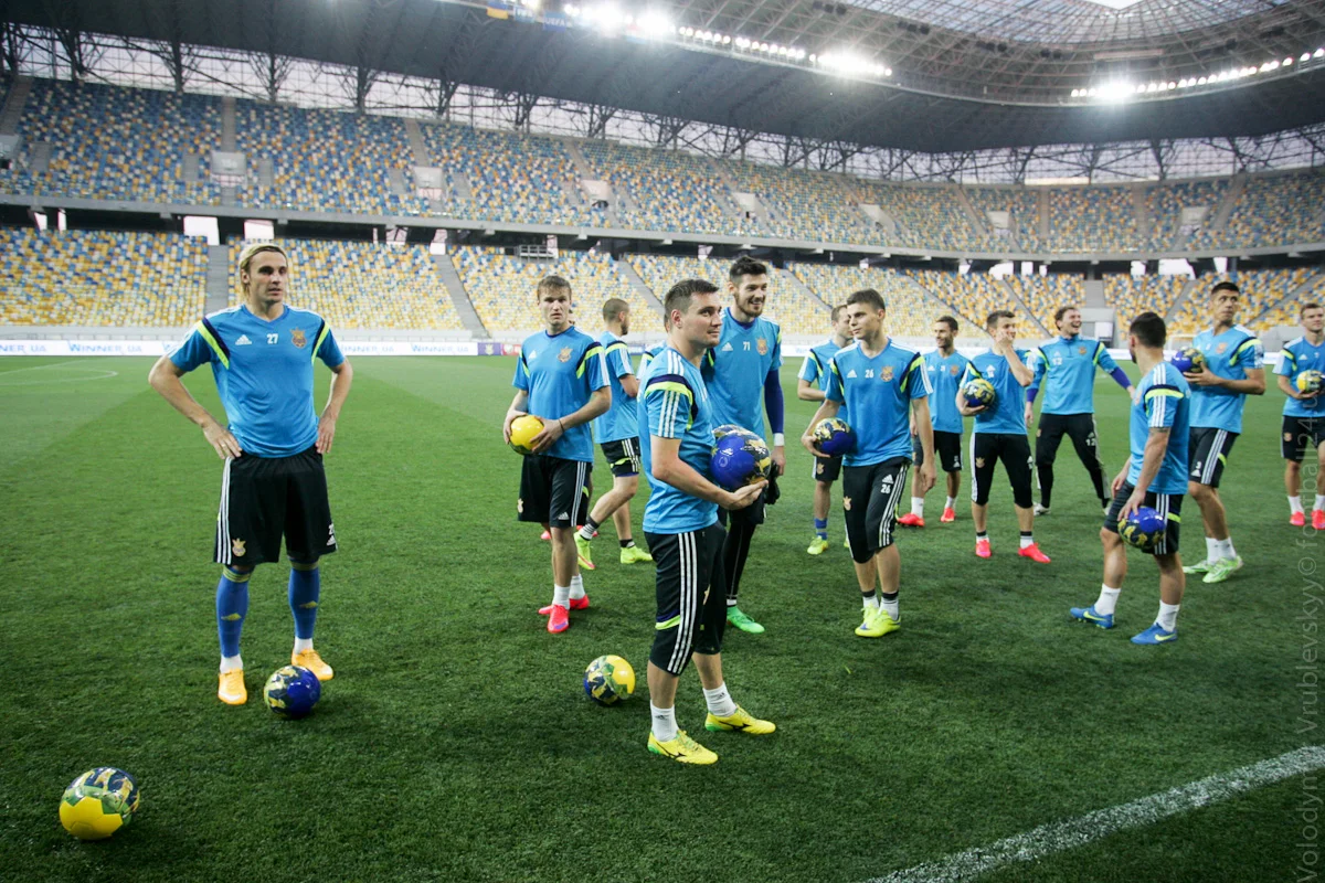 "Синьо-жовті" / фото Володимира Врублевського