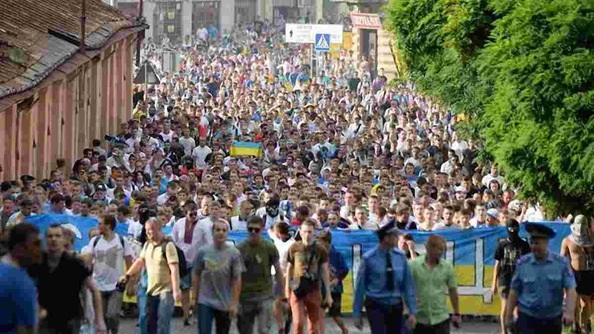 Фанаты Украины и Беларуси проведут совместный марш