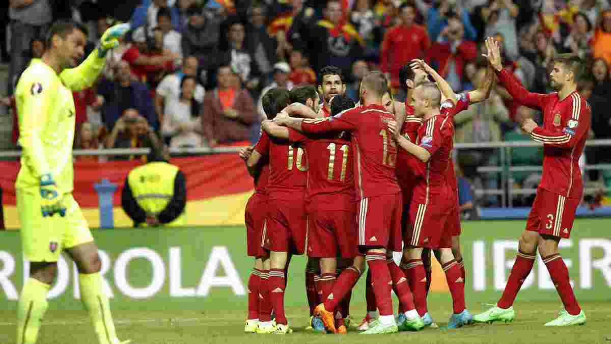 Квалификация Евро-2016. Испания - Словакия - 2:0 (ВИДЕО)