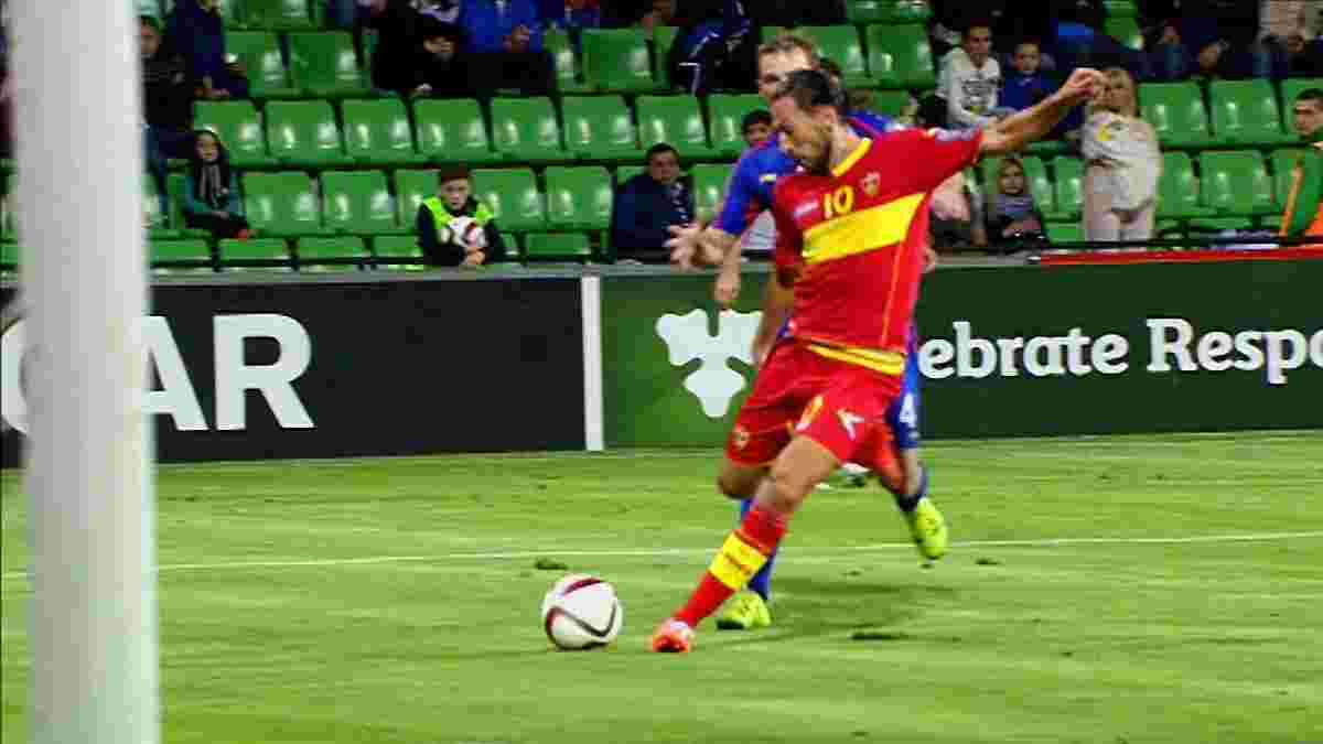 Відбір до Євро-2016. Молдова - Чорногорія - 0:2 (ВІДЕО)