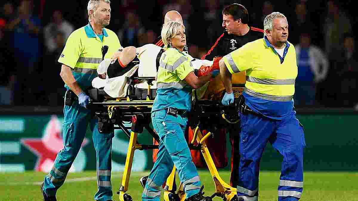 Защитник МЮ получил ужасную травму в матче Лиги чемпионов (ФОТО)
