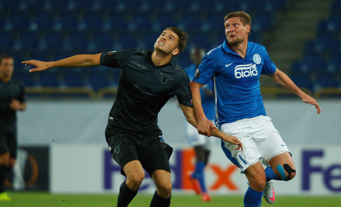 Євген Селезньов у матчі з "Лаціо", фото прес-служби ФК "Дніпро" (С. Козін)