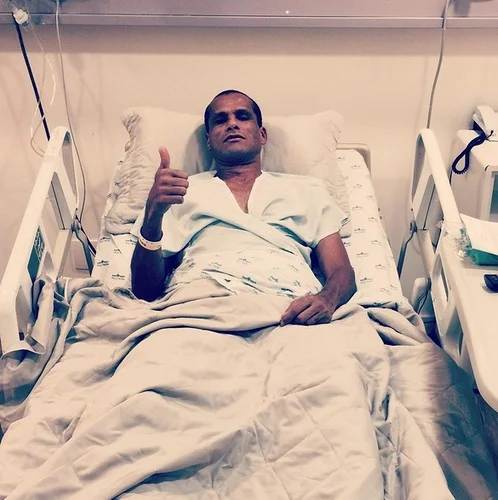 Рівалдо, коліно