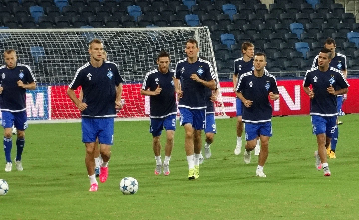 "Динамо" перед матчем с "Маккаби", фото Футбол 24