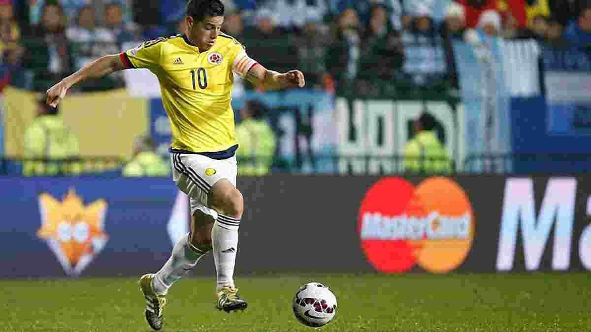 Травмованого Хамеса викликали у збірну Колумбії