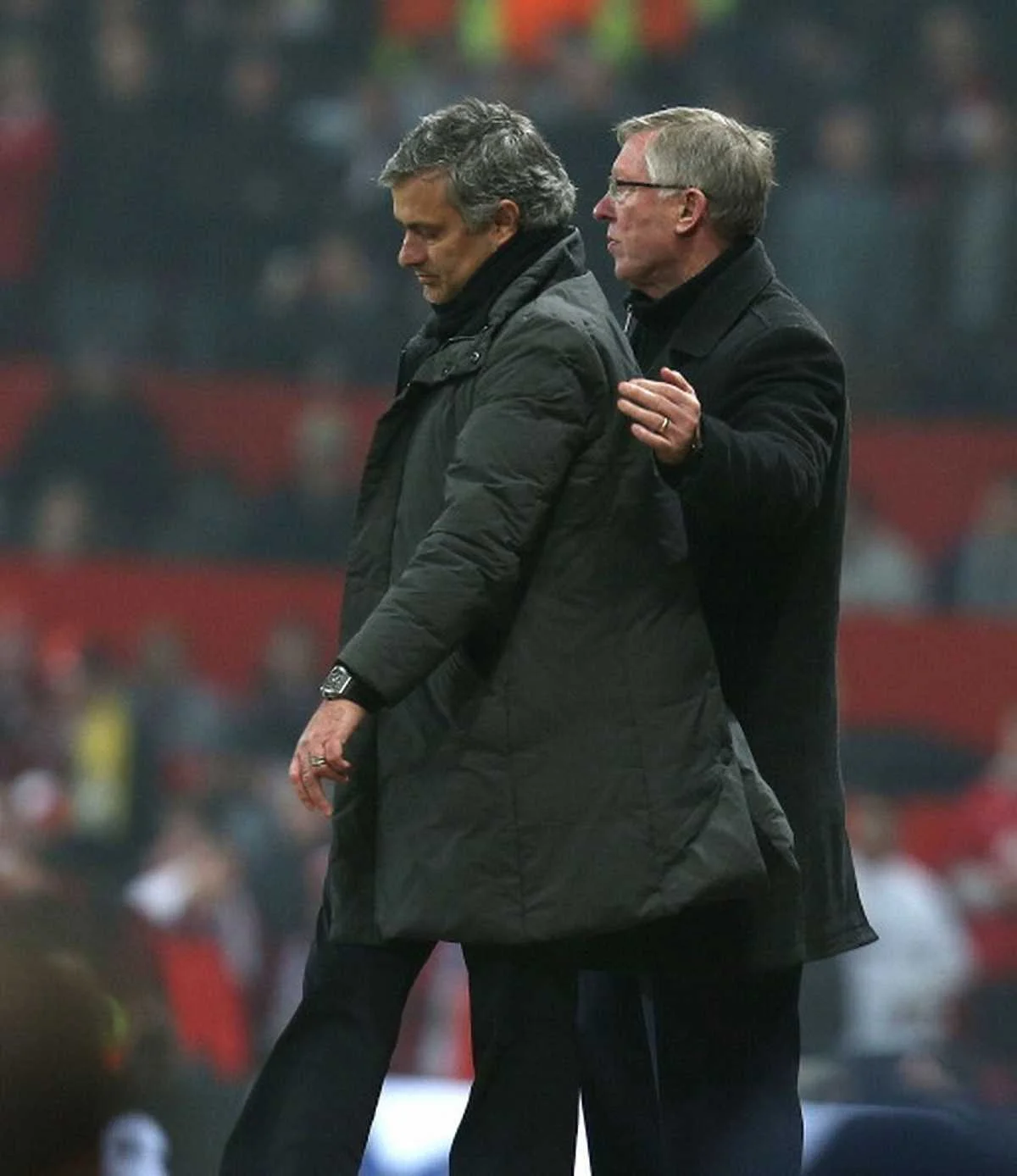 Сер Алекс втішає сеу Жозе / Фото Getty Images