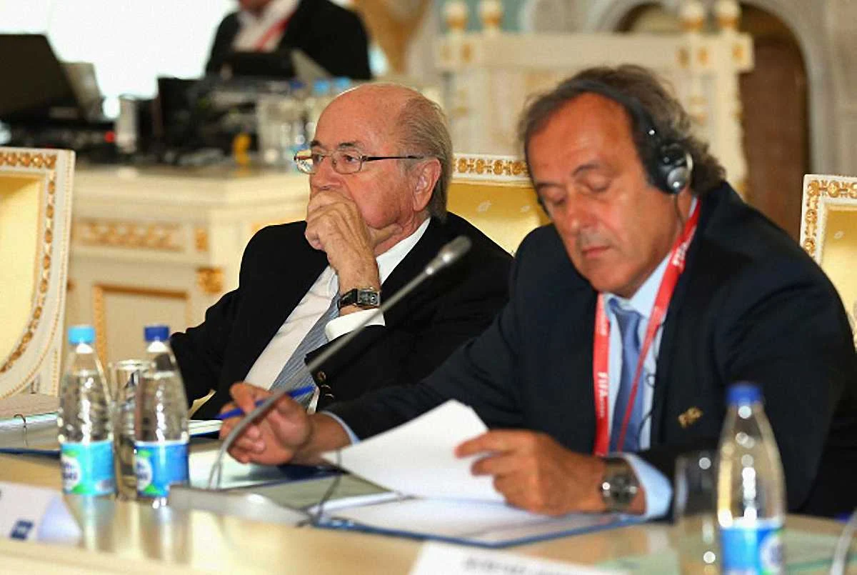 Йозеф Блаттер і Мішель Платіні / Фото Getty Images