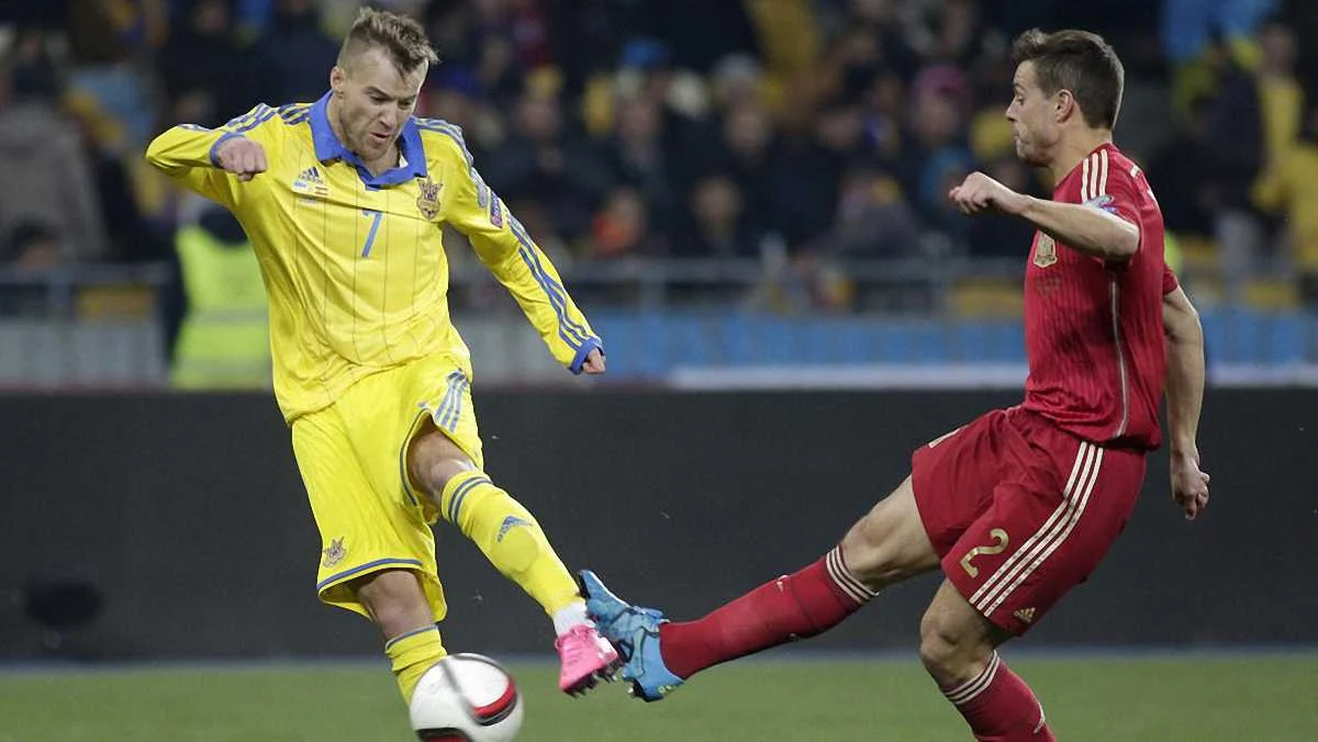 Ярмоленко забить не сумел / фото УЕФА