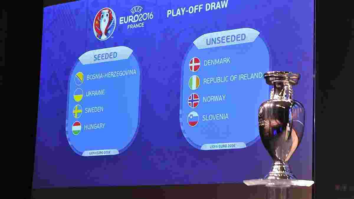 Определились все пары плей-офф отбора Евро-2016