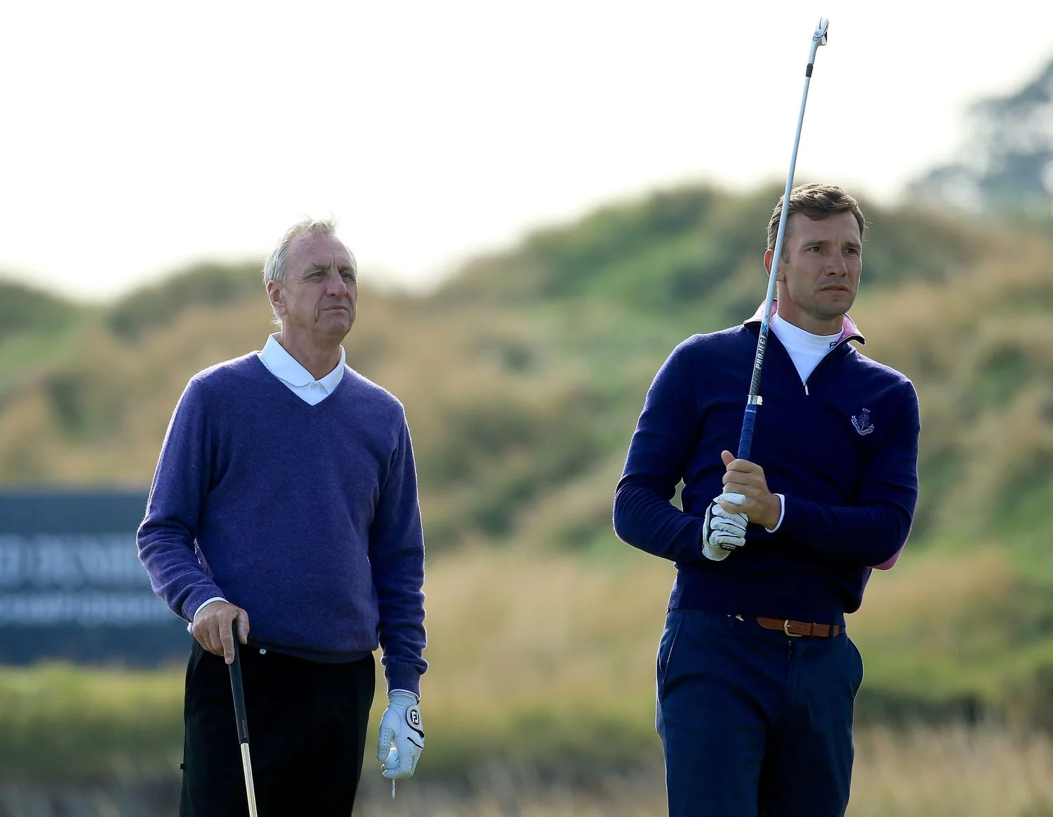 Йохан Кройф недавно пограв із Шевою у гольф / Getty Images