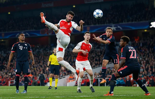 Жиру, Арсенал, Бавария