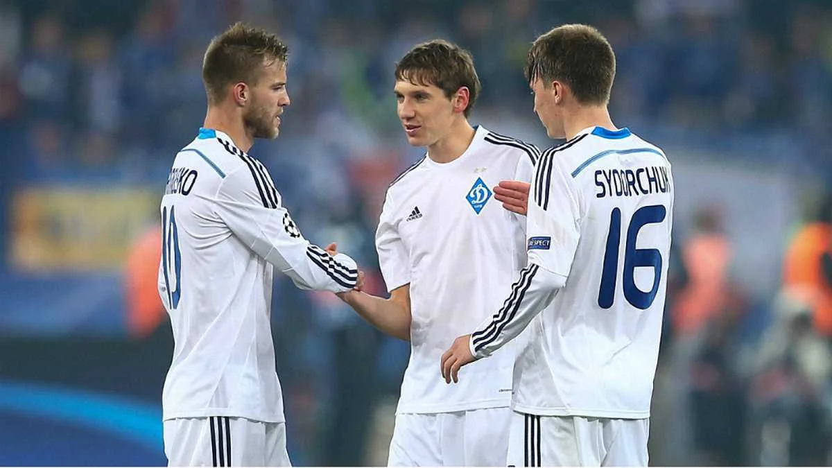 Ярмоленко, Гармаш і Сидорчук / фото О. Осипов