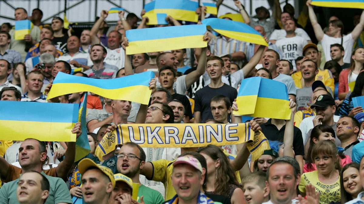 Вболівальники збірної України / фото В. Врублевський