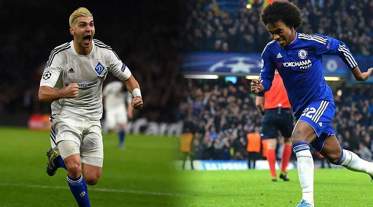 Головні дійові особи матчу "Челсі"-"Динамо" — Александр Драґовіч і Вілліан