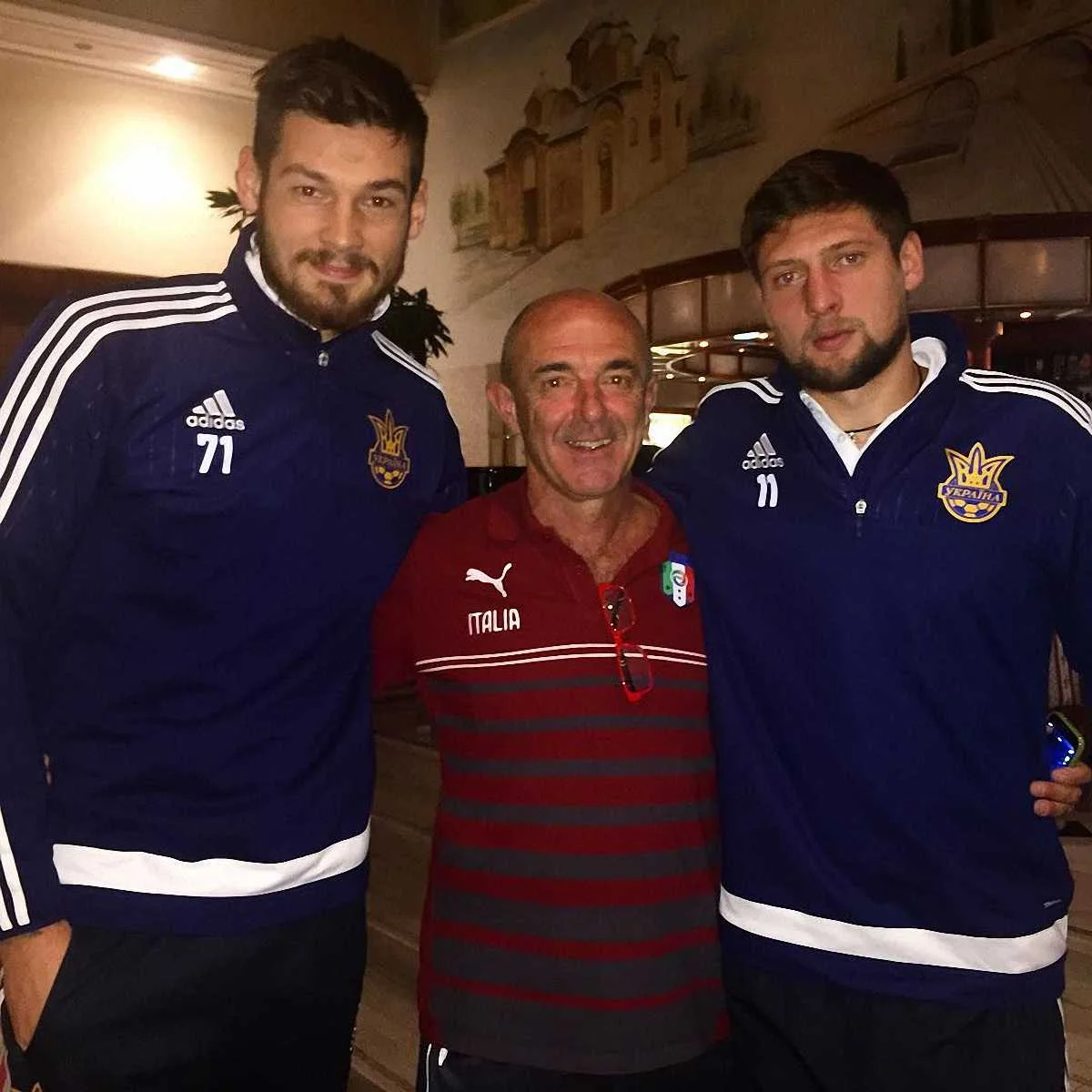 Денис Бойко вместе с Пинколини и Селезневым / фото из соцсетей