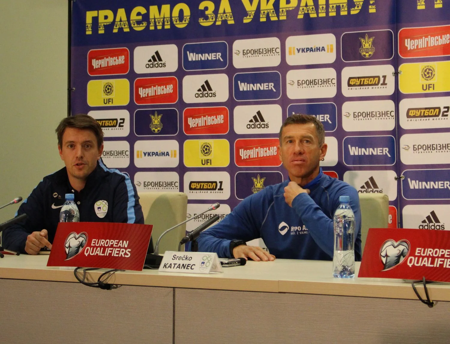 Миливое Новакович на предматчевой пресс-конференции / Фото Футбол 24