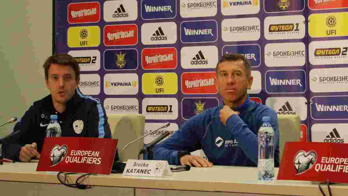 Новакович: Надеемся отыграть эти две игры с уважением к Украине