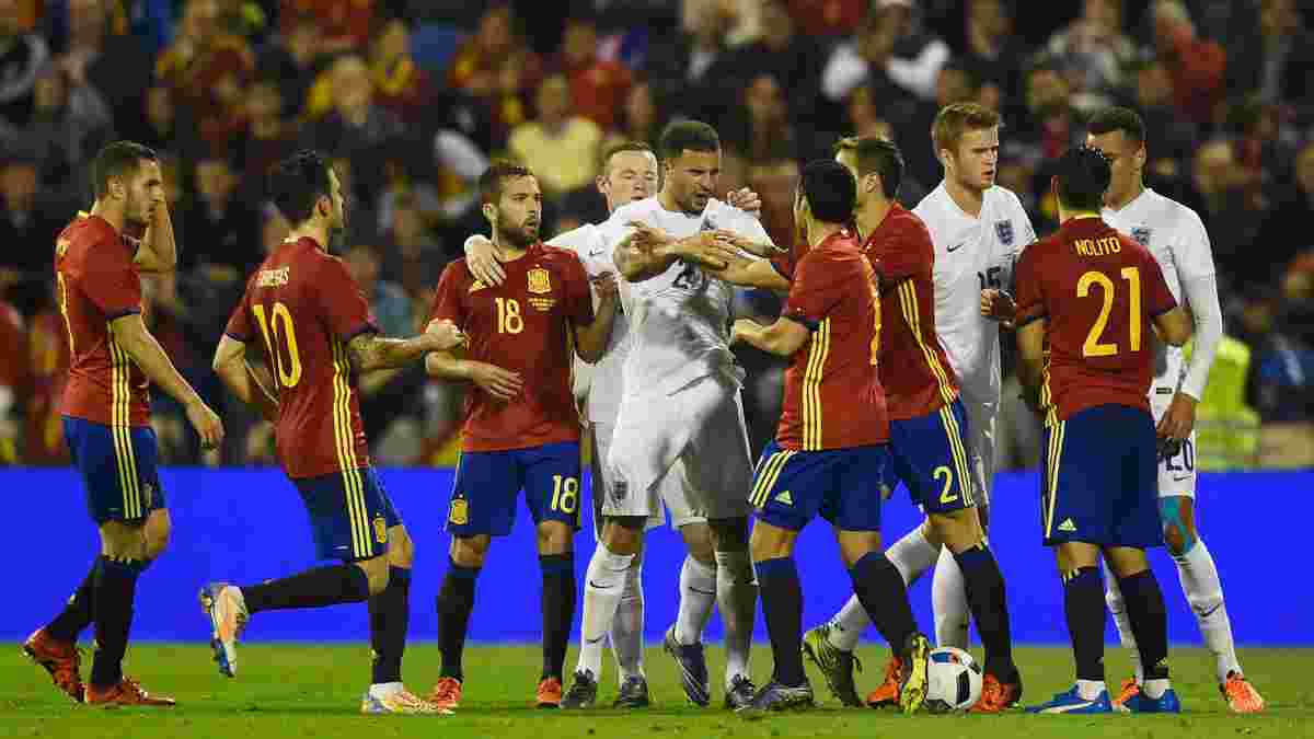 Товариські матчі. Іспанія тріумфує над Англією, Франція сильніша за Німеччину, а Нідерланди реабілітуються у грі з Уельсом