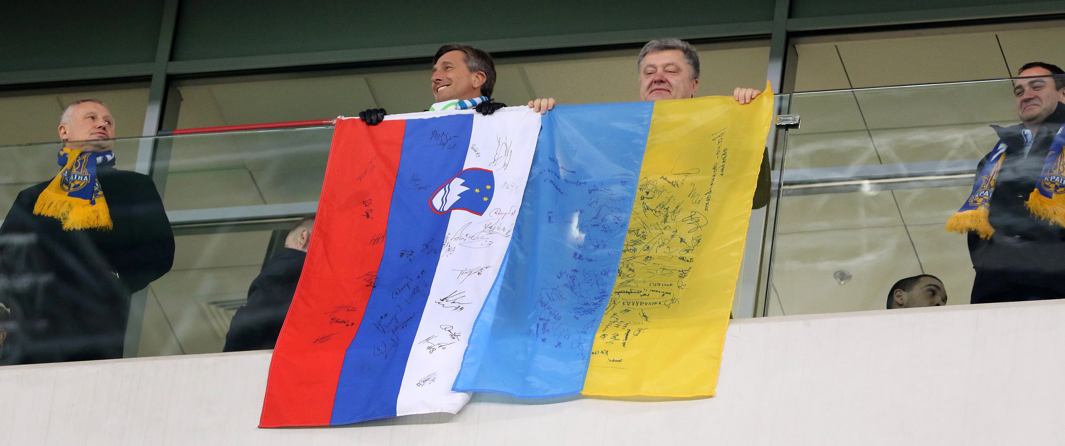 Президенты обеих стран посетили первую встречу во Львове / Фото Евгений Кравс