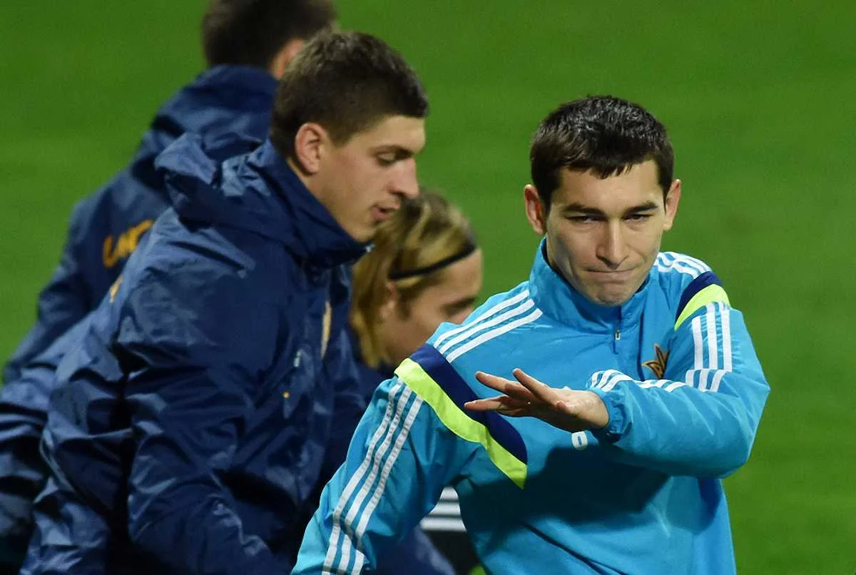 Фото до новини: Україна потренувалась в Маріборі напередодні матчу зі Словенією. Фоторепортаж