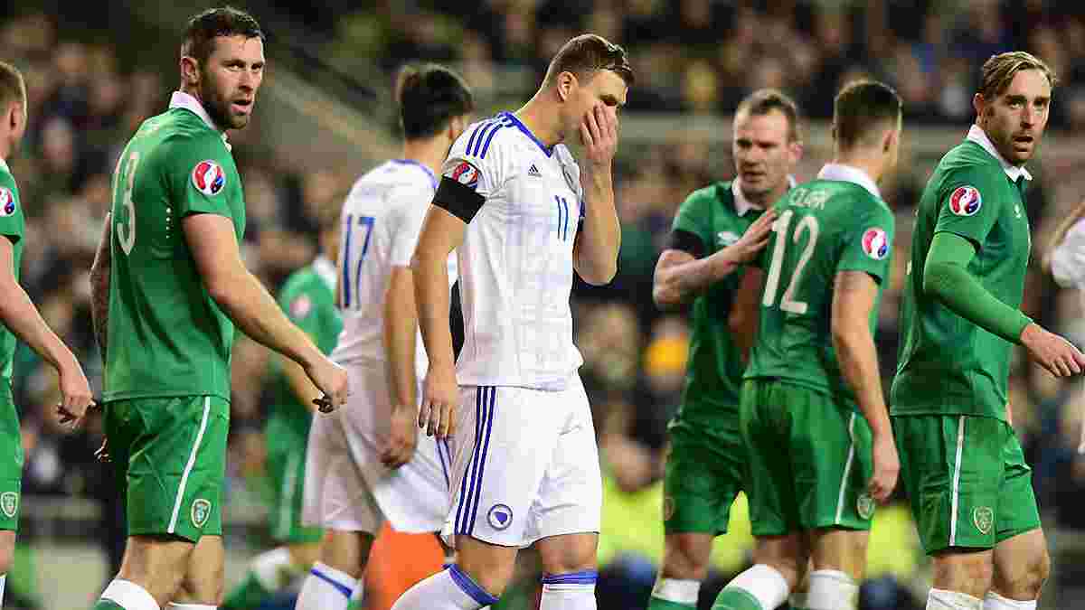 Ирландия уверенно победила - Босния пролетает мимо Евро-2016