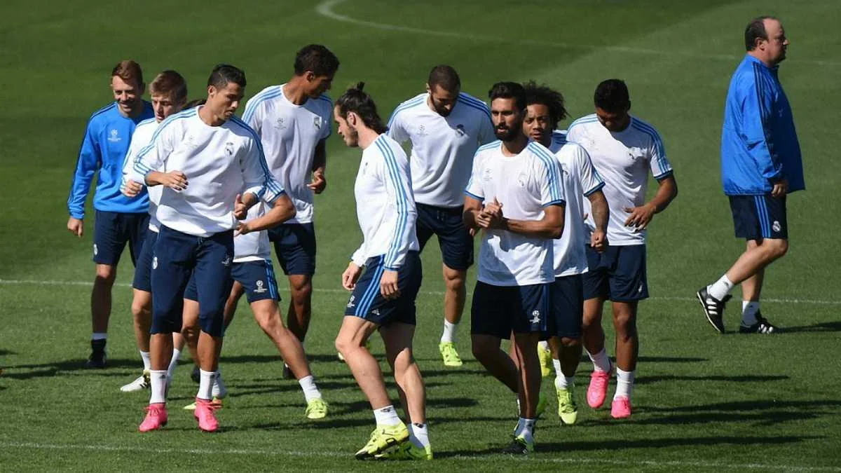 "Реал" на тренуванні / фото ФК Шахтар