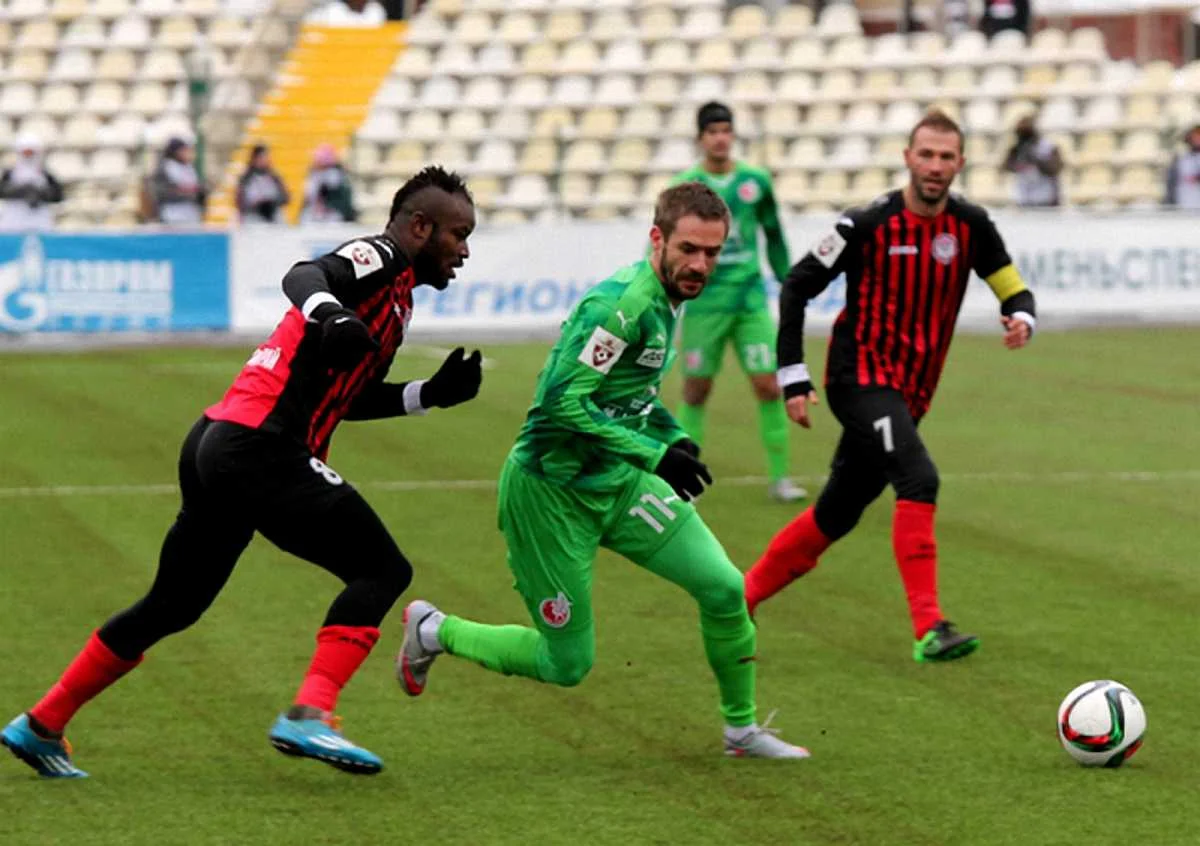 Марко Девіч під час гри з пермяками / Фото ФК Рубін