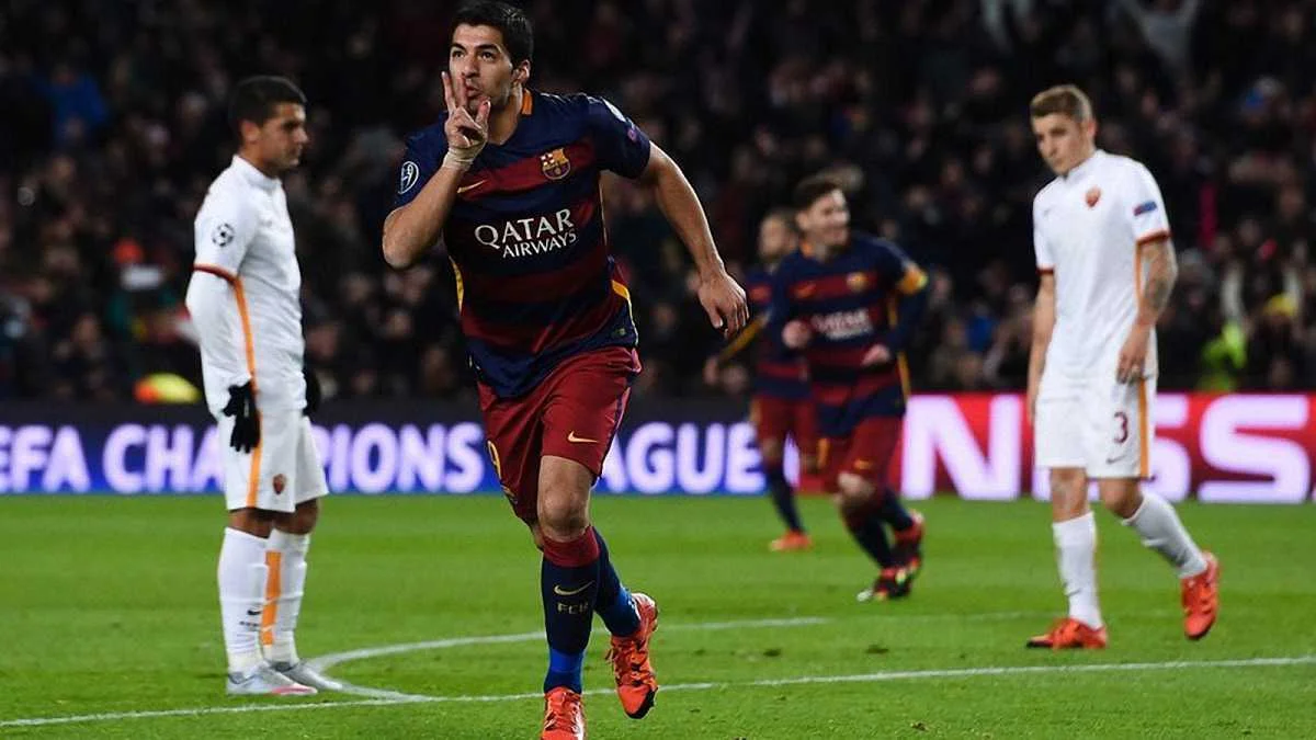 Луїс Суарес двічі розписався у воротах Войцеха Щесни / УЄФА