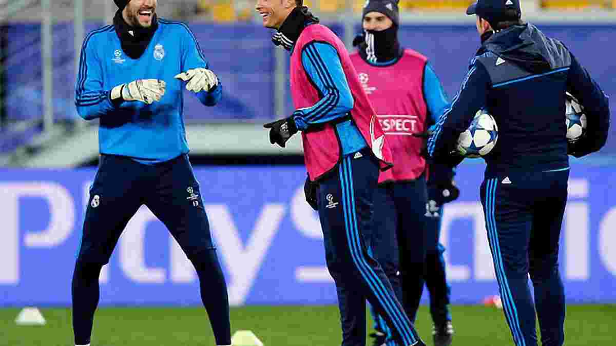 Роналду весело: "Реал" провел тренировку на "Львов Арене" (ФОТО)
