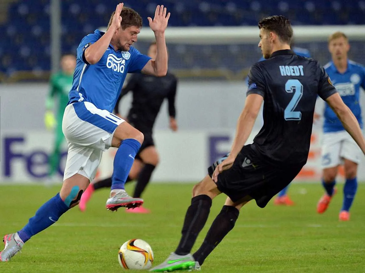 Селезнев в первом матче с "Лацио" / фото Getty Images