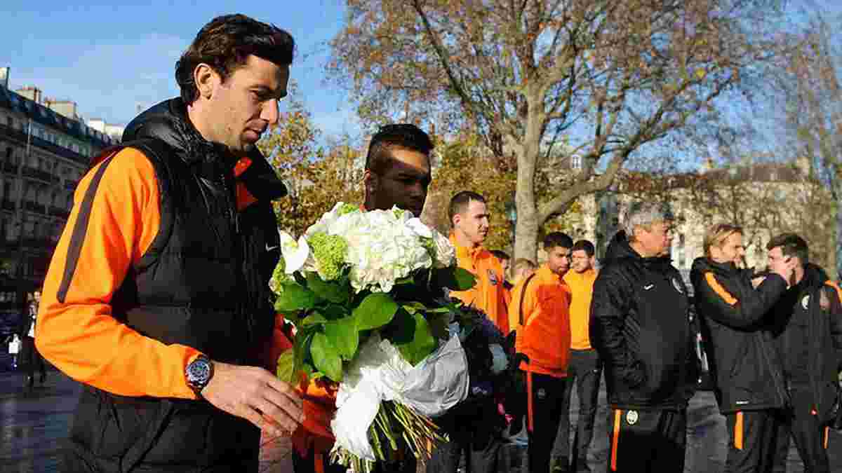 "Шахтар" вшанував пам'ять жертв терактів під час прогулянки по Парижу. Фоторепортаж