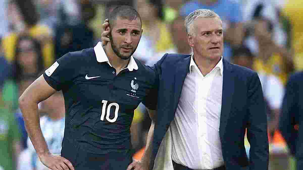 Дешам не будет защищать Бензема от близкого исключения из сборной Франции