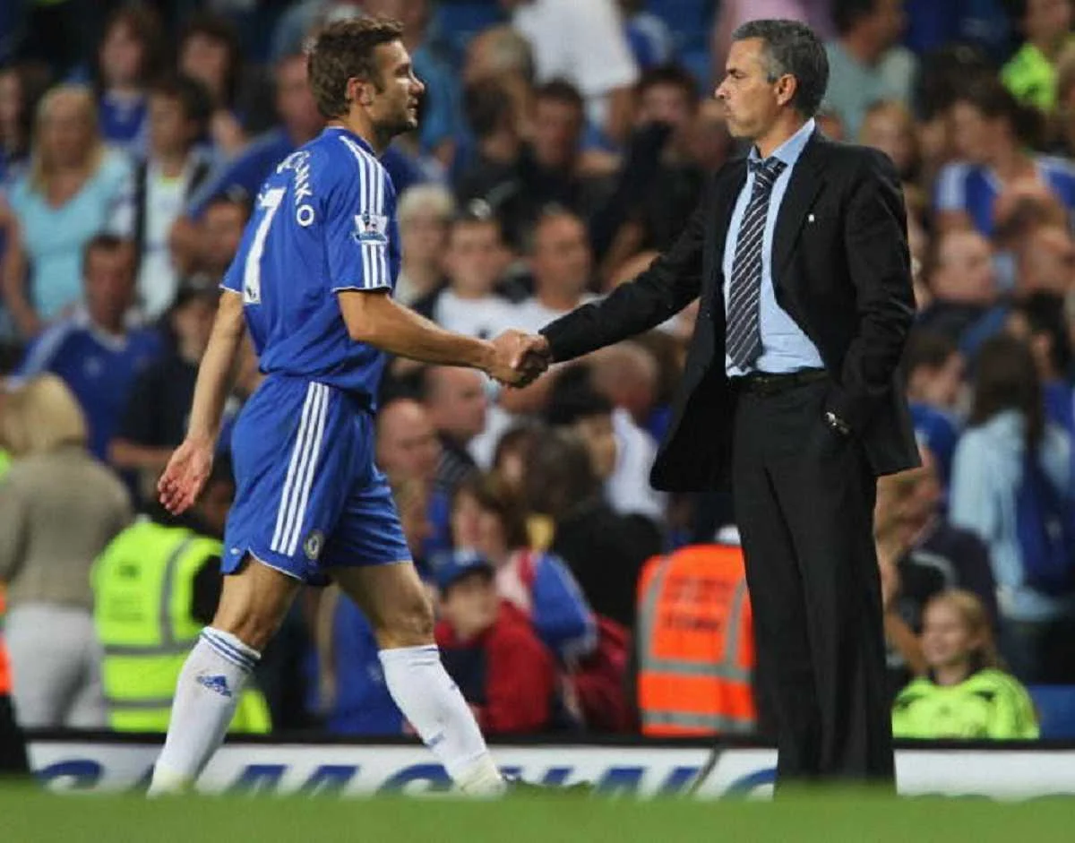 Шевченко и Моуринью / Getty Images
