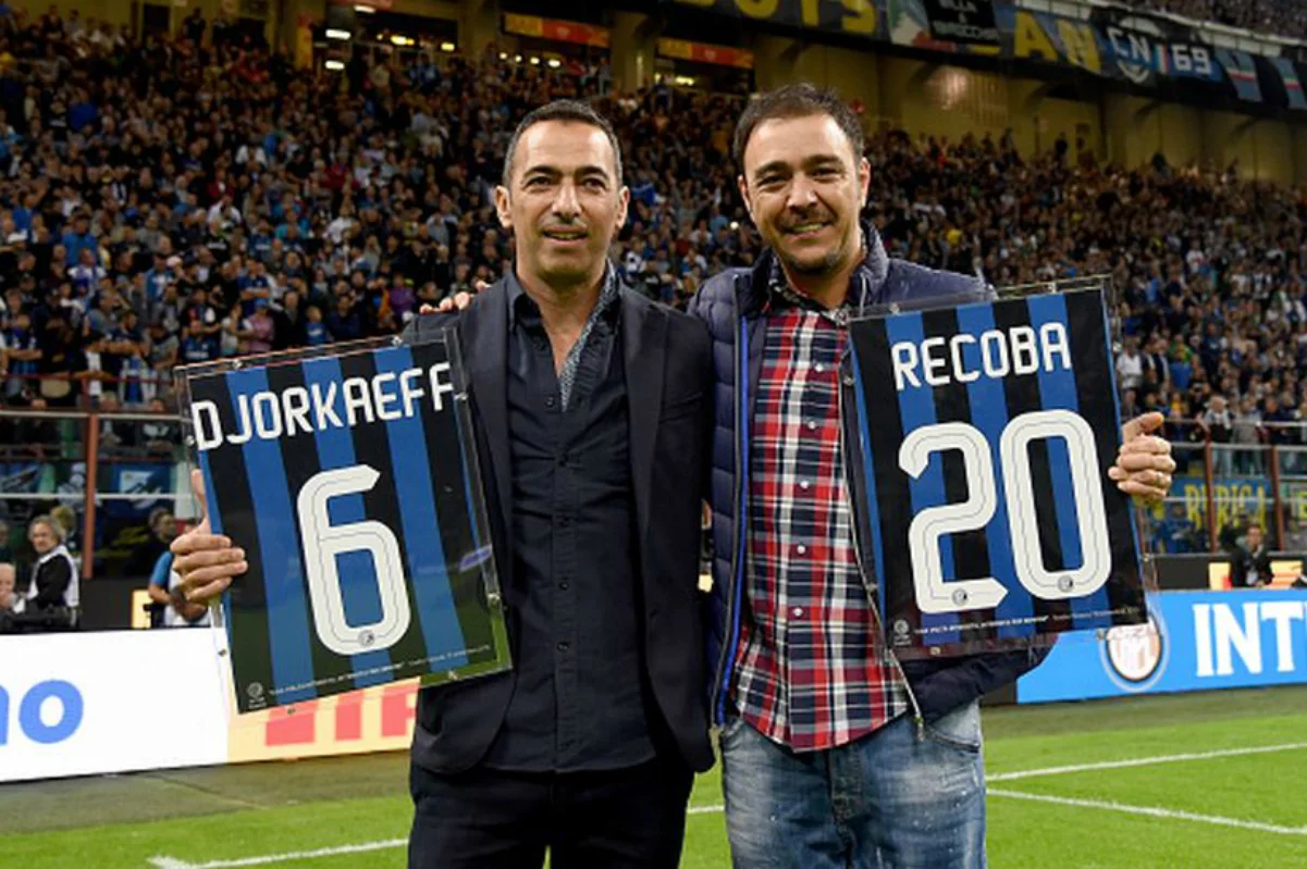 Юрий Джоркаефф и Альваро Рекоба / Getty Images