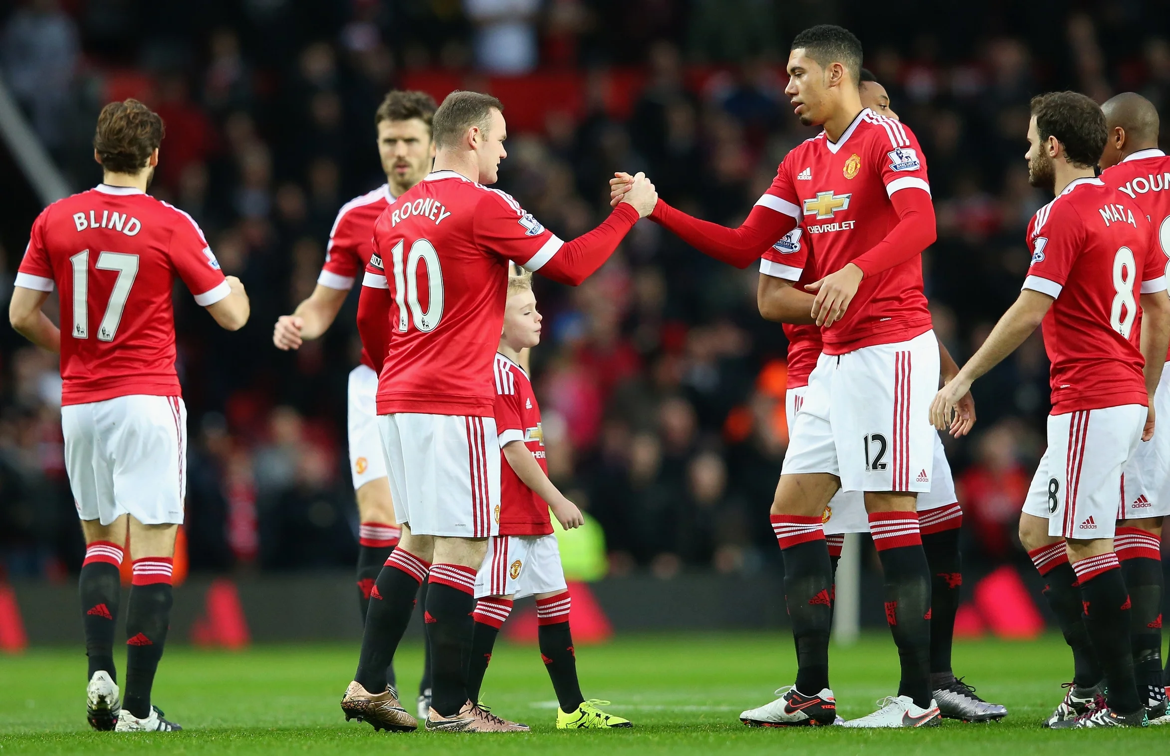 Уэйн с партнерами поддерживают ван Гаала / Фото Getty Images