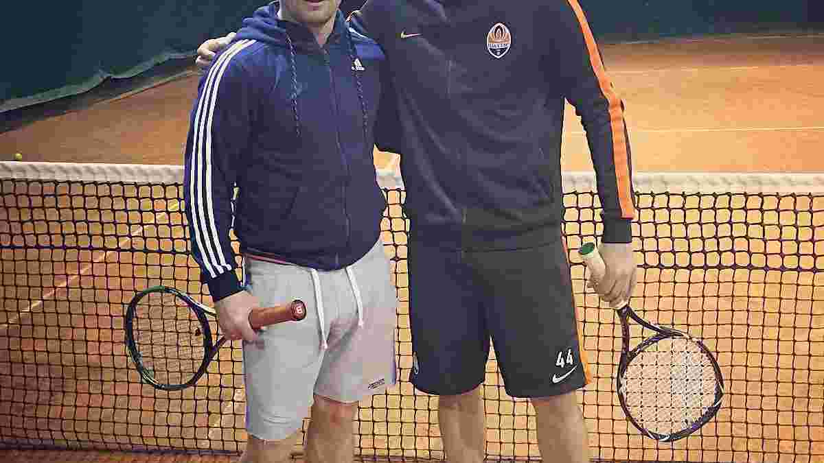 Ребров та Ракицький зіграли в теніс (ФОТО)