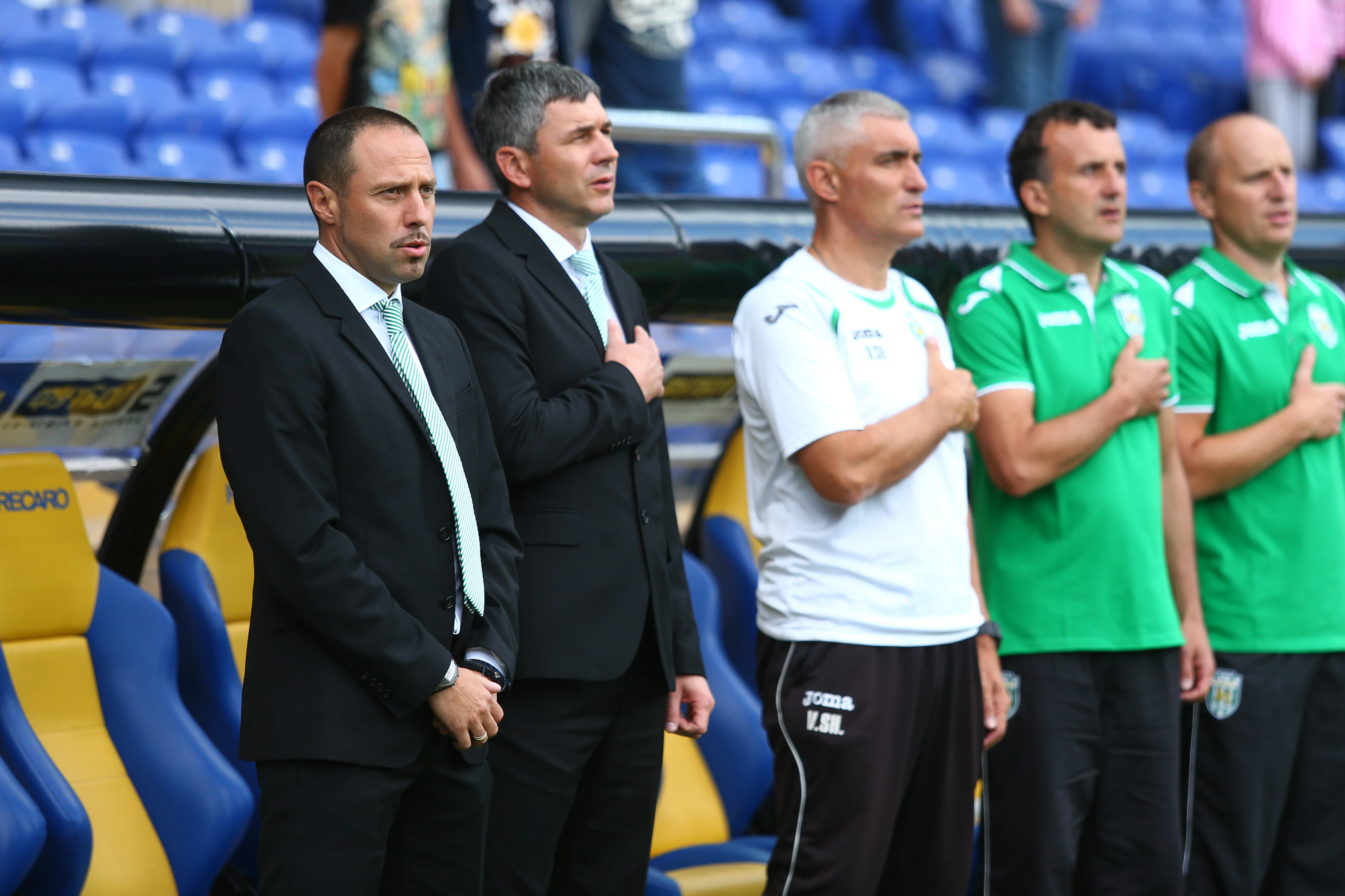 Тренерский штаб "Карпат" / фото А. Осипов