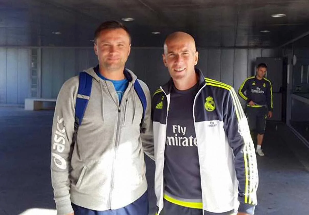 Остап Маркевич і Зінедін Зідан / Фото з Facebook