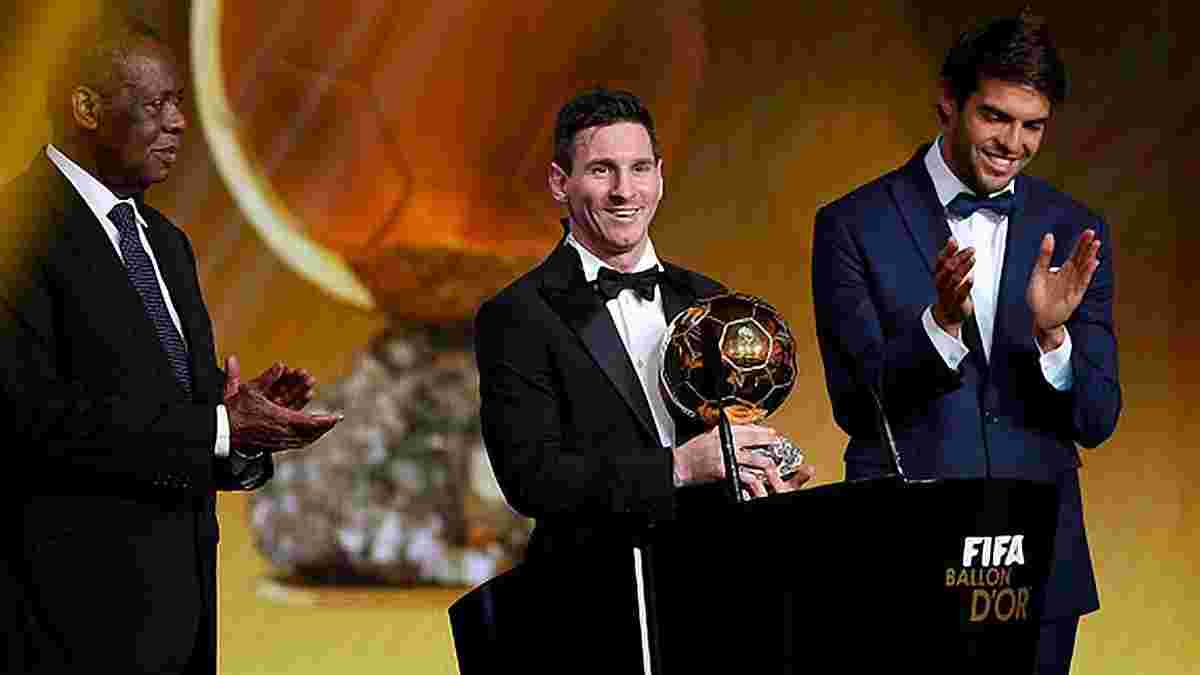 Месси обошел Роналду и Неймара: как распределились голоса за "Золотой мяч-2015"