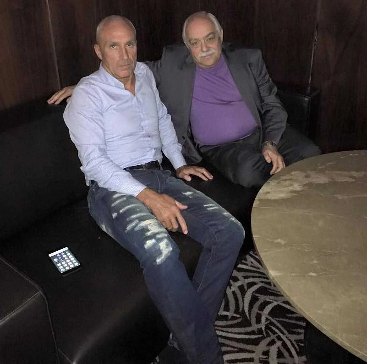 Сергей Стороженко с бывшим президентом "Металлиста" Александром Ярославским