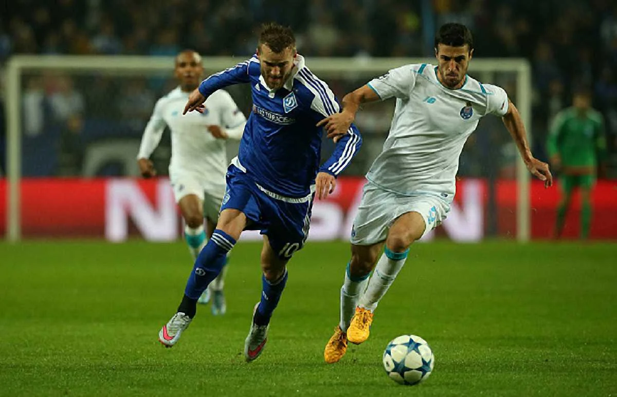 Ярмоленко в матче с "Порту" / getty images