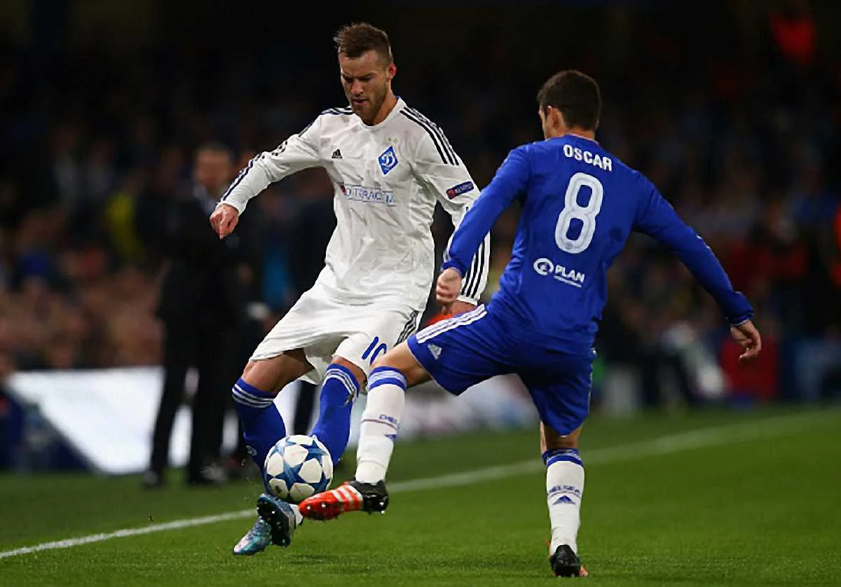 Ярмоленко против Оскара / getty images