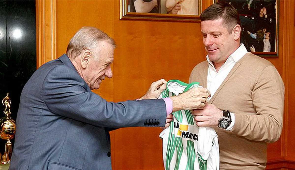 Юрій Дячук-Ставицький і Олег Лужний / Фото ФК Карпати