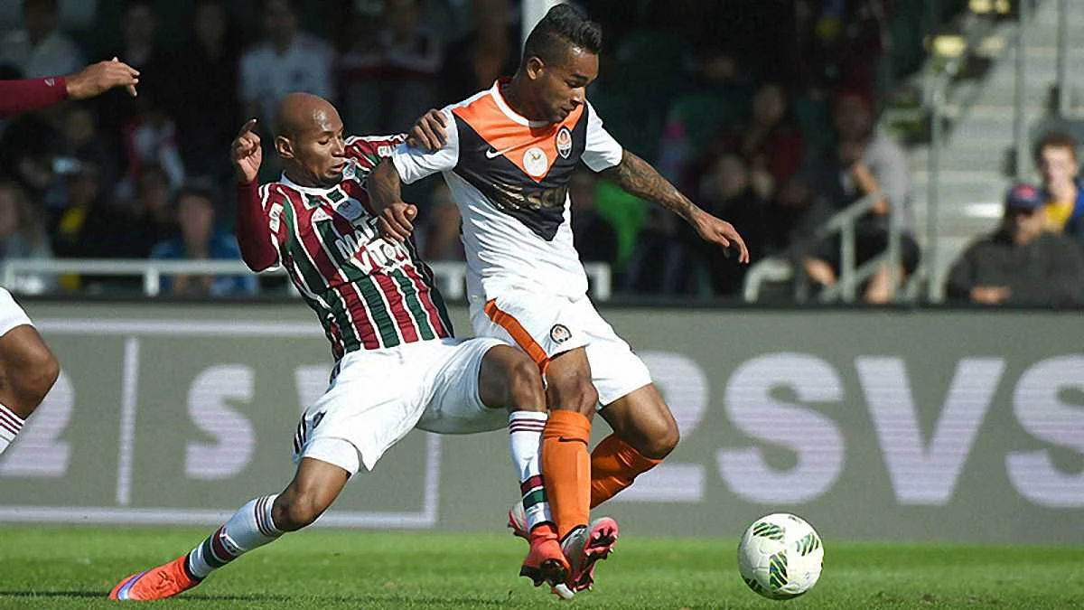 Тейшейра в игре с "Флуминенсе" / Официальный сайт ФК Шахтер