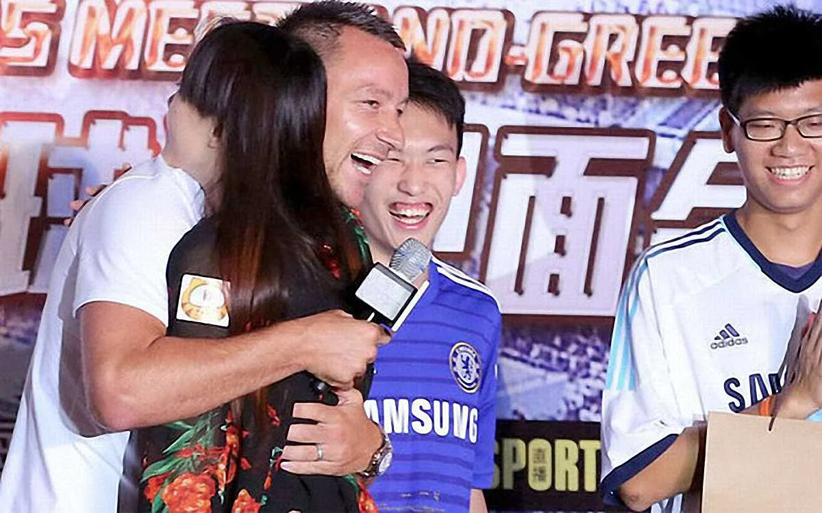 Терри популярен в Китае