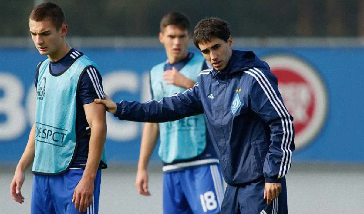 Унаї Мельгоса на тренуванні юнацької команди "Динамо" / Офіційний сайт ФК "Динамо" Київ