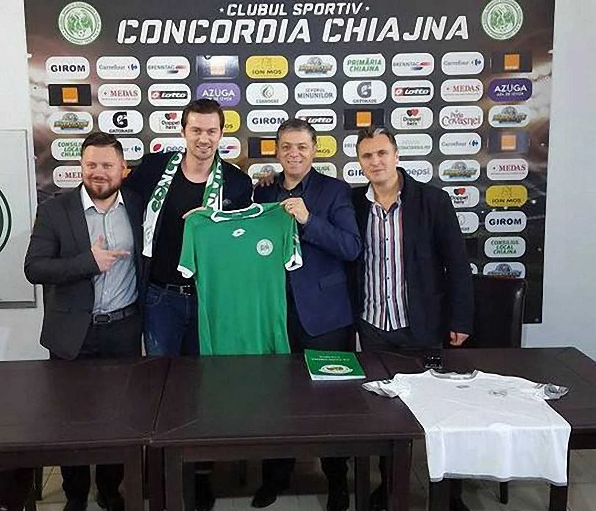 Милевский на презентации / фото ФК "Конкордия"