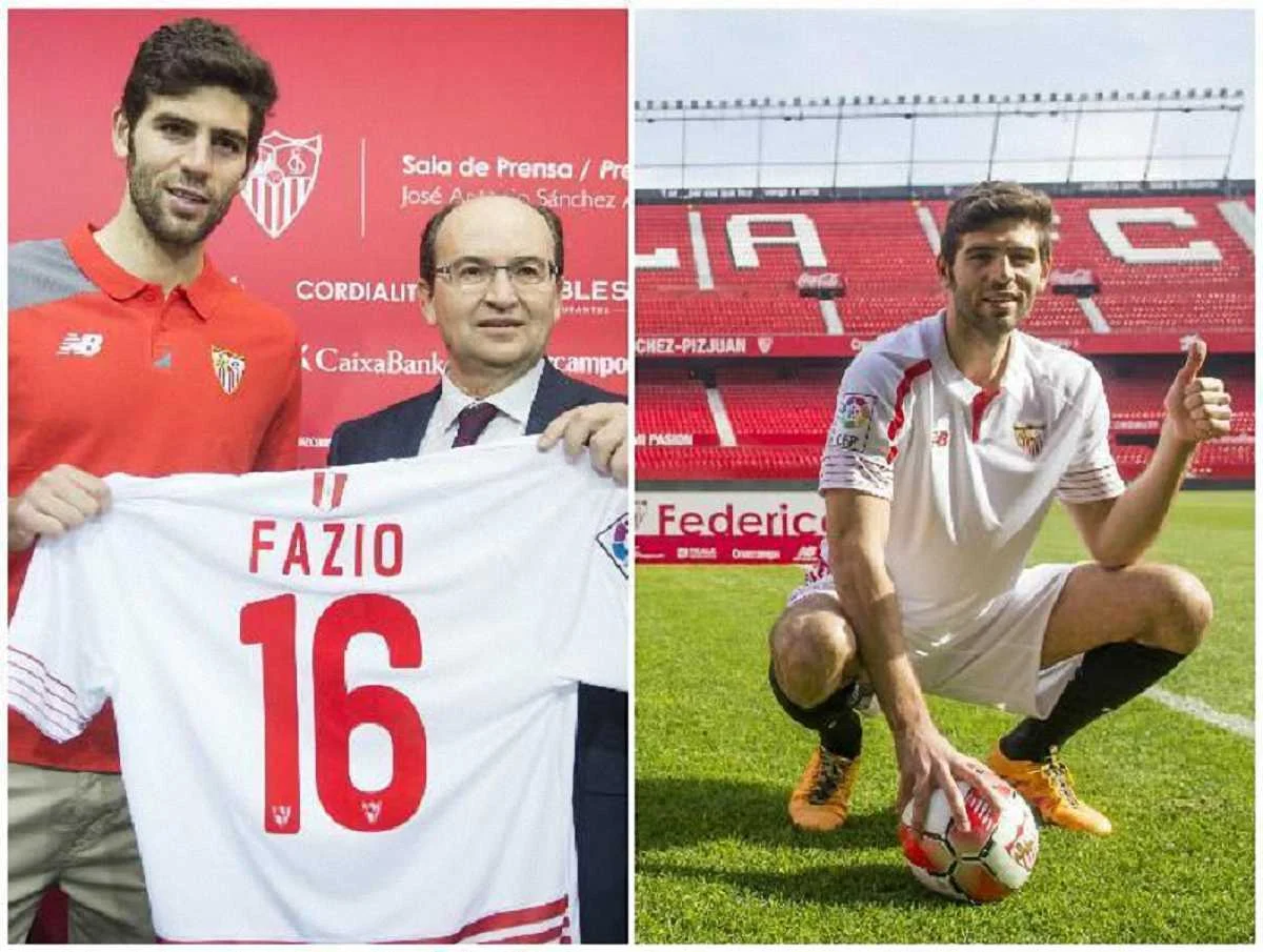 Фасио на презентации в "Севилье" / Mundo Deportivo