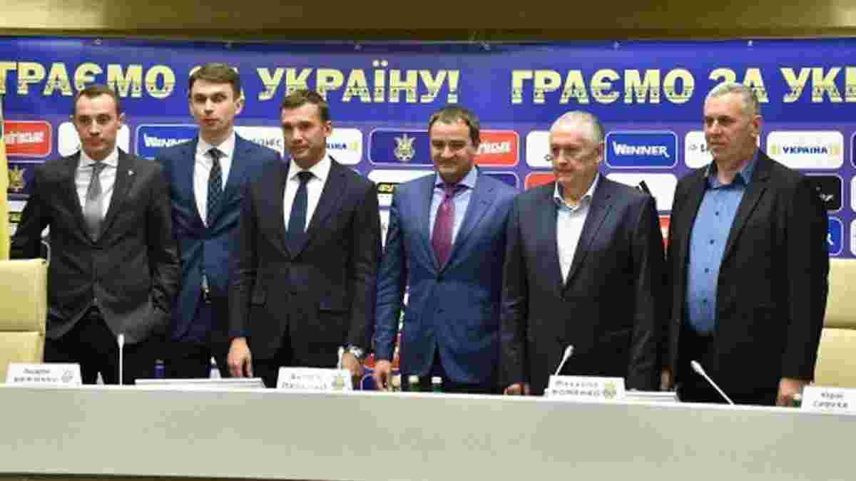 Повний список тренерів і адміністраторів збірної України на Євро-2016